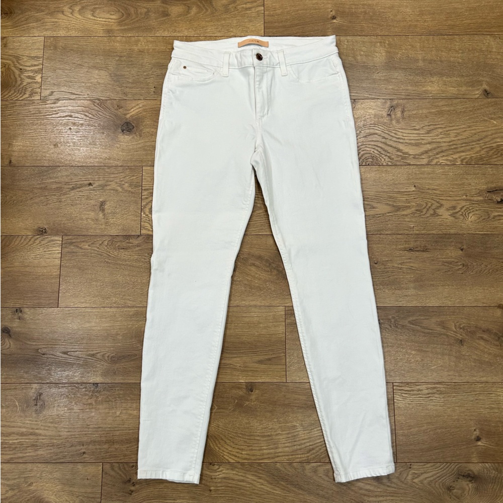 Joe’s Mid Rise Skinny Ankle White Jeans- Size 30